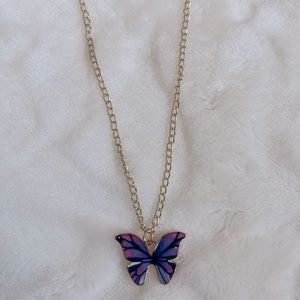 Butterfly Pendant Necklace